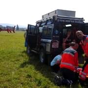 V Novém Údolí na Šumavě zemřel cyklista - ani rychlá pomoc Horské služby nepomohla