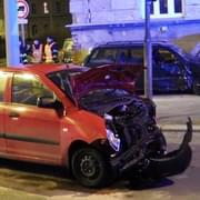 Dopravní nehoda v centru Plzně