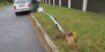 Řidič po nehodě nadýchal 3,64 promile a ještě měl pozitivní test na THC