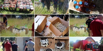 Velikou varnu odhalila náhoda, zřejmě produkovala kila pervitinu