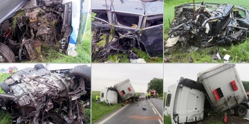 Čelní střet s kamionem mladý muž nepřežil