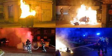 Na Slovanech opět řádí žhář