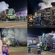 Požár kombajnu způsobil několikamilionovou škodu