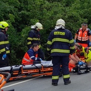 Vážná nehoda motorkáře