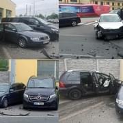 Dopravní nehoda na Borské