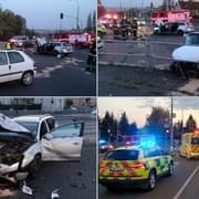 Aktualizováno: Vážná dopravní nehoda na Lochotíně