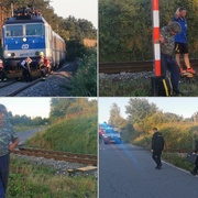 Strojvedoucí použil rychlobrzdu a pak už se mohl pouze modlit