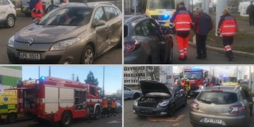 Dopravní nehoda se zraněním na Borech