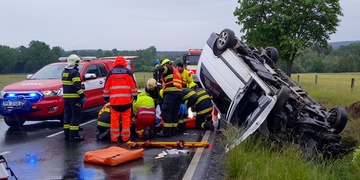 Vážná dopravní nehoda dodávky s kolumbijskou posádkou