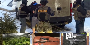 Zásah policie v Letkově