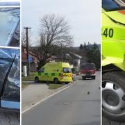 Řidička zřejmě přehlédla sanitku