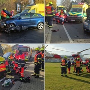 Řidič nedal přednost motorkářce