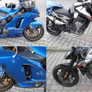 Motorkář srazil motorkáře a narazil do auta