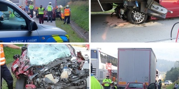 Hrůzná smrt na dálnici