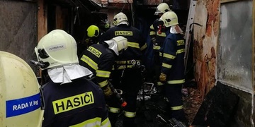 Požár v Dobřanech