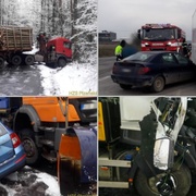 Den plný nehod, záchranné složky mají plné ruce práce