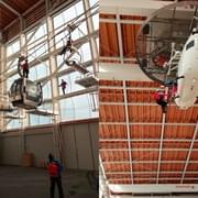 Záchranáři cvičili na simulátorech vrtulníků