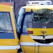 Srážka tramvají v centru Plzně
