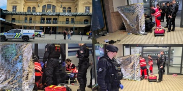 Krvavý konflikt na Hlavním vlakovém nádraží v Plzni - článek byl aktualizován