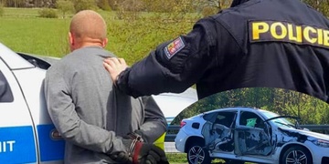 Policii se podařilo dopadnout prchajícího pachatele