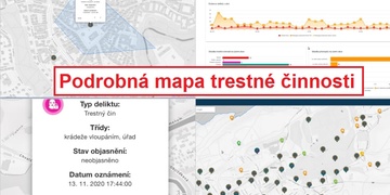 Specializovaná mapa kriminality v České republice
