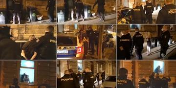 Bitka dvou rodin skončila skokem z okna i útokem na policii