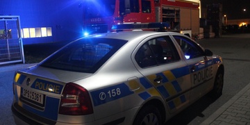 Požár v továrně na Borských polích