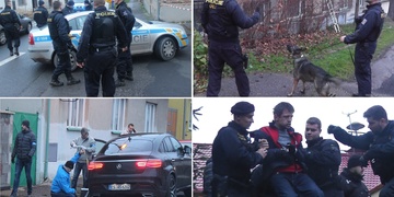 Šílenec jedoucí dvoustovkou, uzavřené sjezdy z dálnice a pachatel na střeše školy