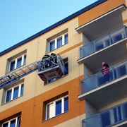 Záchrana seniorky ve Skvrňanech