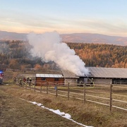 Požár hospodářského stavení