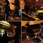 Rozběsněný muž útočil na lidi před pivnicí