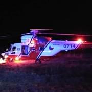 Vážná dopravní nehoda, na místo letí vrtulník LZS