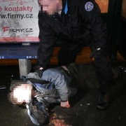 Rvačka na konečné tramvaje na Borech