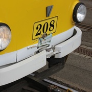 Střet dvou tramvají v Sadech Pětatřicátníků