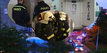 Tři policisté po požáru skončili v nemocnici
