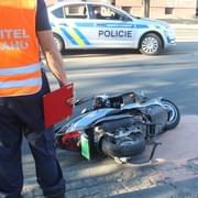 Hned tři nehody motorkářů za pouhou hodinu a půl