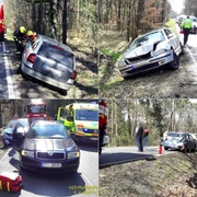 Střet tří vozů u Plzně