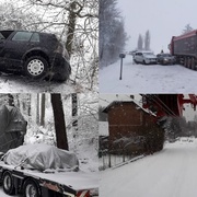 Sníh značně zkomplikoval dopravu
