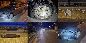 Silně opilý řidič se řítil Plzní jako šílený a od kola mu odletovaly jiskry