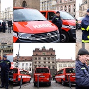 Dobrovolní hasiči dnes obdrželi nové vozy