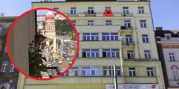 Psí kaskadér vyděsil kolemjdoucí