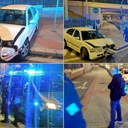 Řidič po nehodě nadýchal dva a půl promile