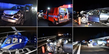 Auto smetlo muže na dálnici D5