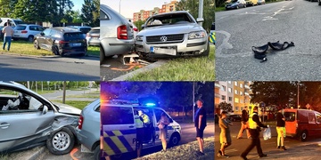 Sex dvou opilců v autě se proměnil v demoliční derby