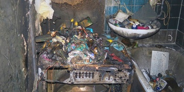 Včerejší požár ve Skvrňanech způsobila závada fénu