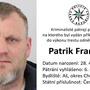 Patrik Frančák je v celostátním pátrání