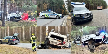 Tragická dopravní nehoda, řidič zemřel na místě