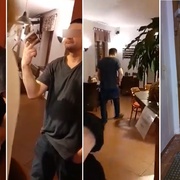 Slovenský "bumerang" do hospody propadl sklem
