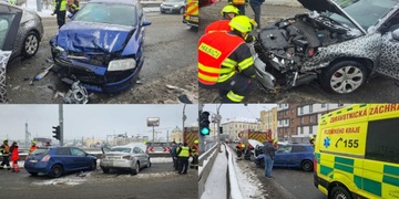 Řidič se nevěnoval řízení a způsobil dopravní nehodu