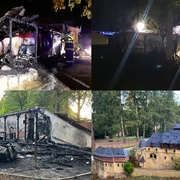 Požár stánku poškodil i Karlštejn, naštěstí ale pouze ten malý